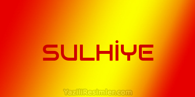 SULHİYE