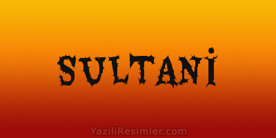 SULTANİ