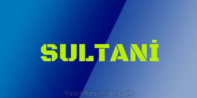 SULTANİ