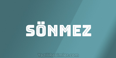 SÖNMEZ