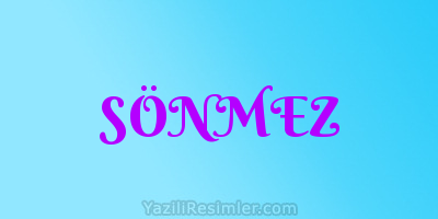 SÖNMEZ