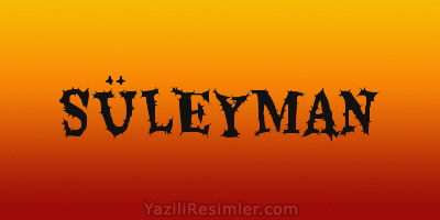 SÜLEYMAN