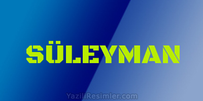 SÜLEYMAN