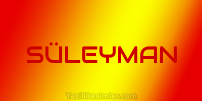 SÜLEYMAN