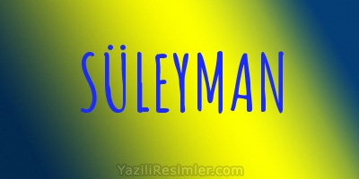 SÜLEYMAN