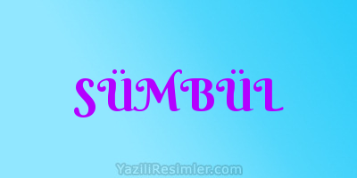 SÜMBÜL