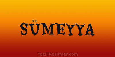 SÜMEYYA