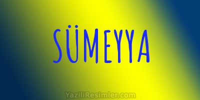 SÜMEYYA