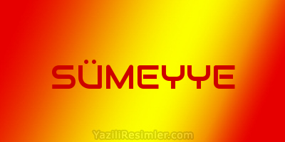 SÜMEYYE