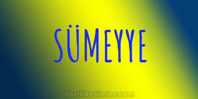 SÜMEYYE