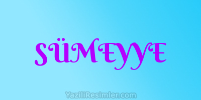 SÜMEYYE