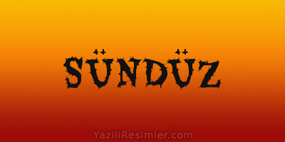 SÜNDÜZ