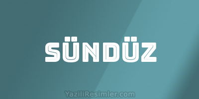 SÜNDÜZ