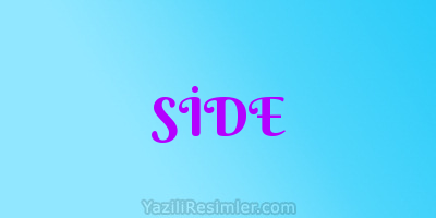 SİDE