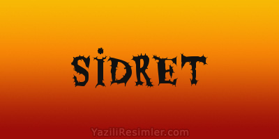 SİDRET