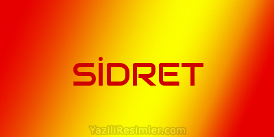 SİDRET