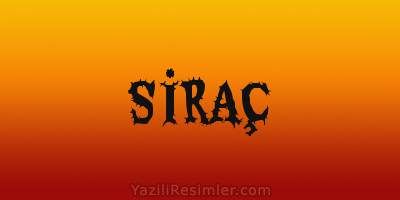 SİRAÇ