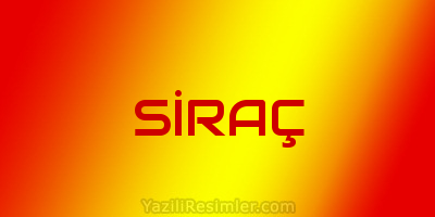 SİRAÇ