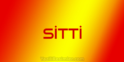 SİTTİ