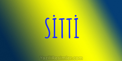 SİTTİ