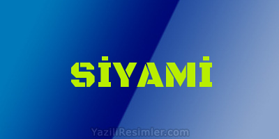 SİYAMİ