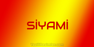 SİYAMİ