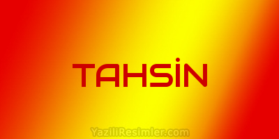 TAHSİN