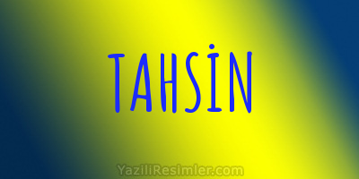 TAHSİN