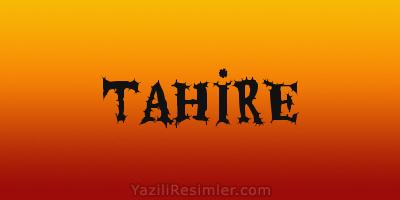 TAHİRE