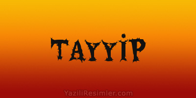 TAYYİP