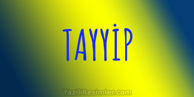 TAYYİP