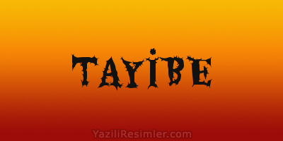 TAYİBE