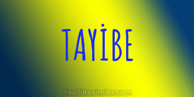 TAYİBE