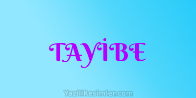 TAYİBE