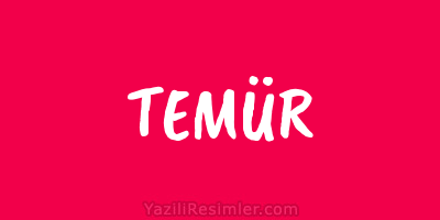 TEMÜR