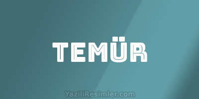 TEMÜR