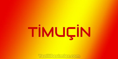 TİMUÇİN