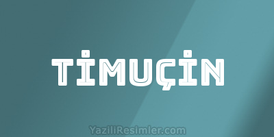 TİMUÇİN