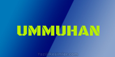 UMMUHAN