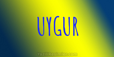 UYGUR