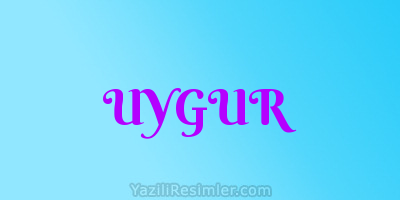 UYGUR