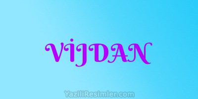 VİJDAN