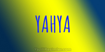 YAHYA