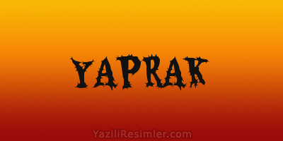 YAPRAK