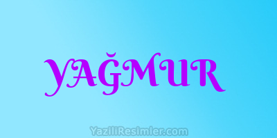 YAĞMUR