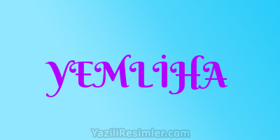 YEMLİHA