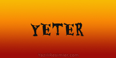 YETER