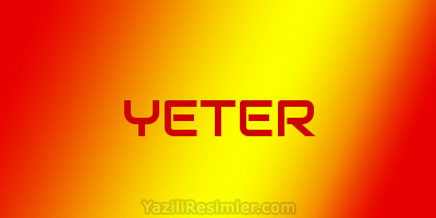 YETER