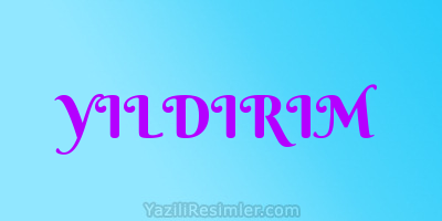 YILDIRIM