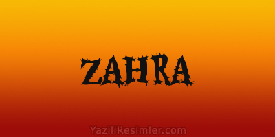 ZAHRA